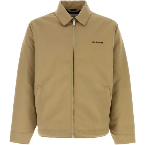 Canvas Script Jacke , Herren, Größe: S - Carhartt WIP - Modalova