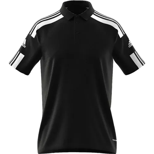 Sq21 Schwarzes Poloshirt , Herren, Größe: L - Adidas - Modalova