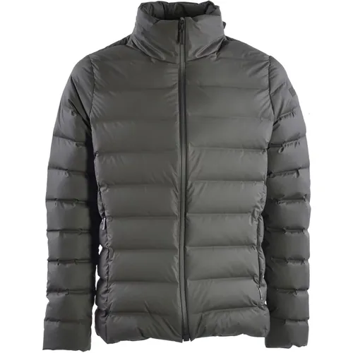 Rubber Fabric Down Jacket , male, Sizes: 2XL, L, S - RRD - Modalova