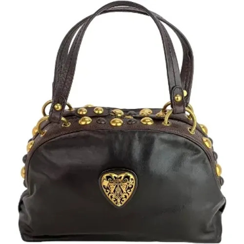 Pre-owned Leather handbags , female, Sizes: ONE SIZE - Gucci Vintage - Modalova