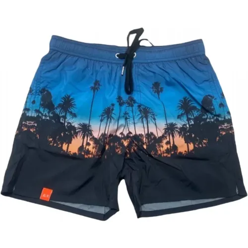 Palmen Strand Shorts , Herren, Größe: XL - Sun68 - Modalova