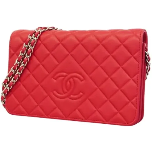 Pre-owned Leather wallets , female, Sizes: ONE SIZE - Chanel Vintage - Modalova