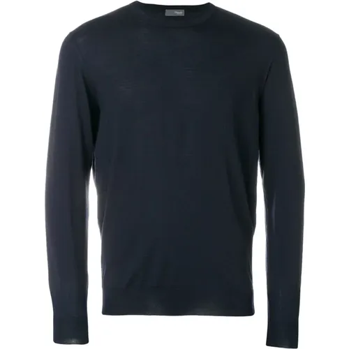 Round-neck Knitwear , male, Sizes: 3XL, M, S, L, 4XL, XL, 5XL, 2XL - Drumohr - Modalova