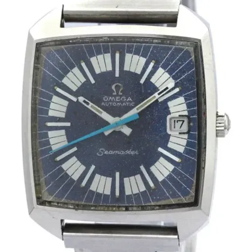 Pre-owned Stainless Steel watches , male, Sizes: ONE SIZE - Omega Vintage - Modalova