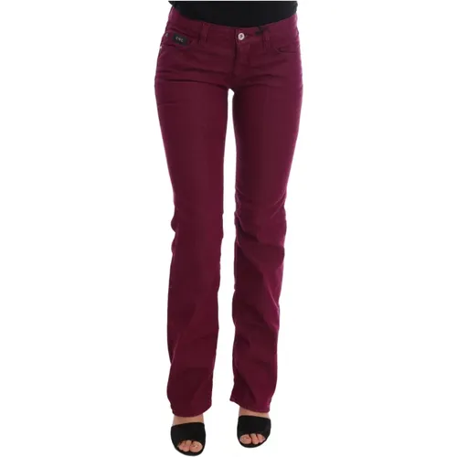 Rote Straight Fit Luxus Jeans - Costume National - Modalova