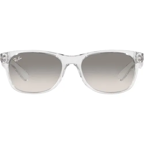 New Wayfarer Rb2132 Sonnenbrille,Transparente Graue Wayfarer Sonnenbrille - Ray-Ban - Modalova