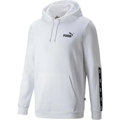 Ess+ Tape Hoodie , Herren, Größe: L - Puma - Modalova