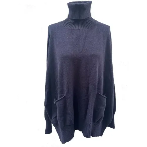 Wool Sweater with Side Pockets , female, Sizes: M - Ma'ry'ya - Modalova