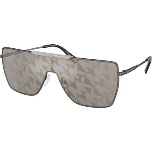 Mirror Grey Sunglasses Snowmass Model , unisex, Sizes: 42 MM - Michael Kors - Modalova