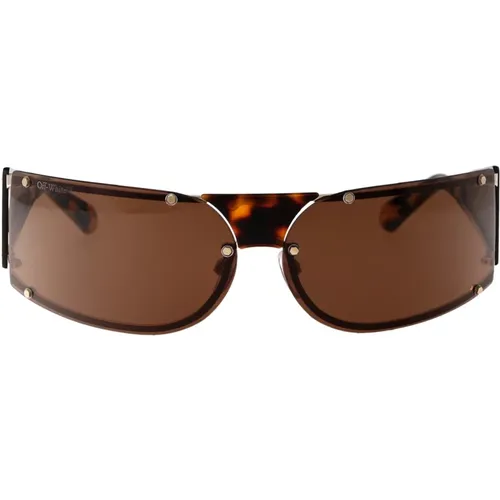 Kenema Stylish Sunglasses for Summer , unisex, Sizes: ONE SIZE - Off White - Modalova