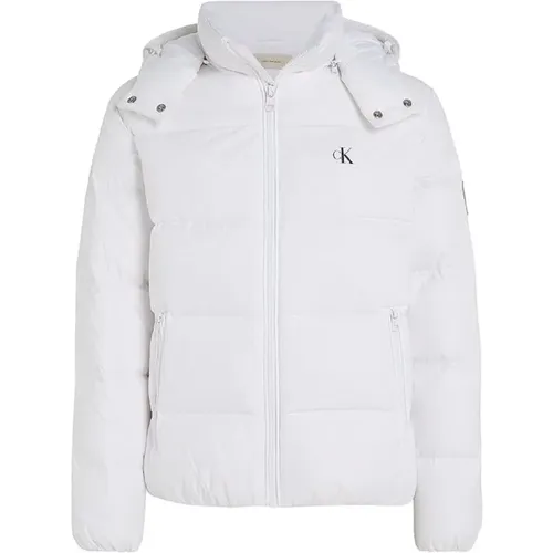 Quilted Down Jacket Aw24 , male, Sizes: XL, XS, S, 2XL, M, L - Calvin Klein - Modalova