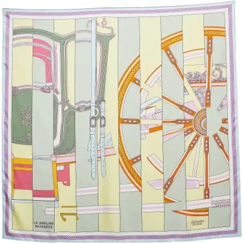 Pre-owned Silk scarves , female, Sizes: ONE SIZE - Hermès Vintage - Modalova