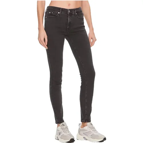 Schwarze Skinny Jeans - Calvin Klein Jeans - Modalova