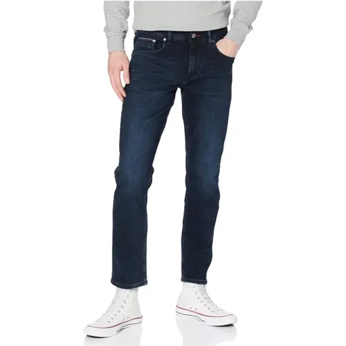 Slim Bleecker Iowa Black Jeans , Herren, Größe: W32 L32 - Tommy Hilfiger - Modalova