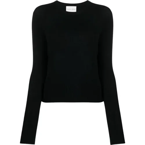 Regular Crewneck Wool-Cashmere Sweater , female, Sizes: S - Forte Forte - Modalova