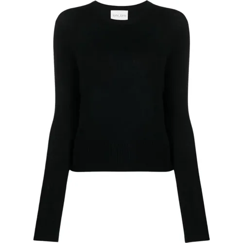 Regular Crewneck Wool-Cashmere Sweater , female, Sizes: S, L, M - Forte Forte - Modalova