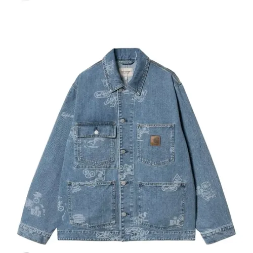 Denim Fantasy Cotton Jacket , female, Sizes: L - Carhartt WIP - Modalova