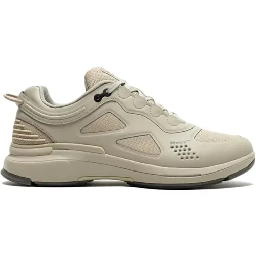 Taupe Mesh Sneakers mit Bungee-System,Nahtlose Sneakers One 2 Modell - Athletics Footwear - Modalova