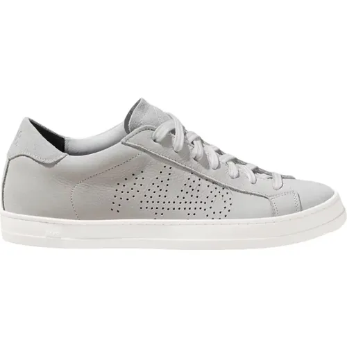 Cream Leather John Speckle Sneakers , male, Sizes: 8 UK, 9 UK, 7 UK, 10 UK, 6 UK - P448 - Modalova
