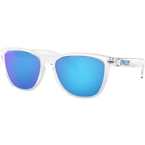 Frogskins Sunglasses Blue Frame , unisex, Sizes: 55 MM - Oakley - Modalova