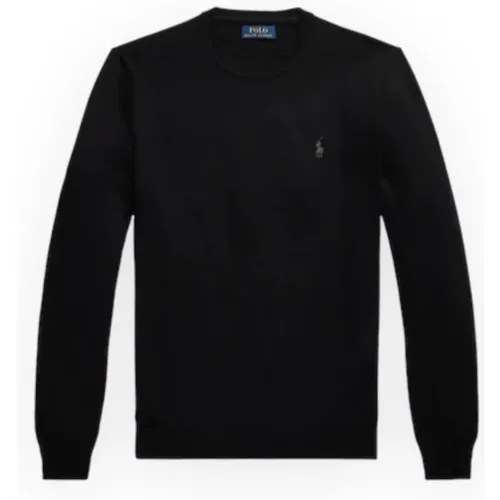 Merinowolle Slim-Fit Pullover , Herren, Größe: S - Polo Ralph Lauren - Modalova