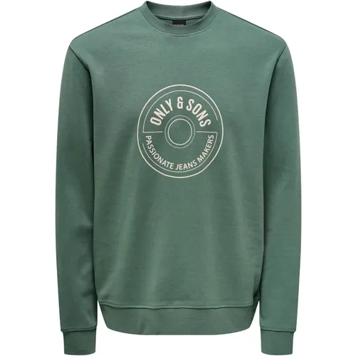 Sweatshirt Lamer Pullover ohne Kapuze - Only & Sons - Modalova