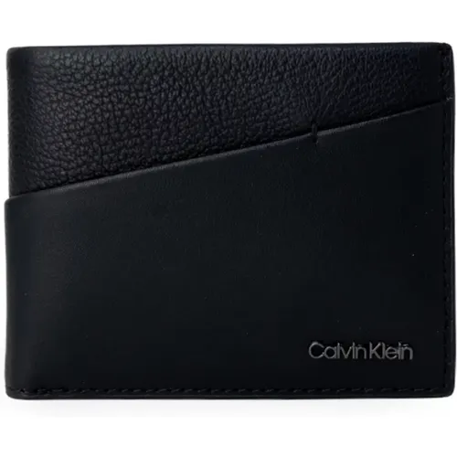 Diagonal Bifold Wallet 6CC with Bill Compartment , male, Sizes: ONE SIZE - Calvin Klein - Modalova