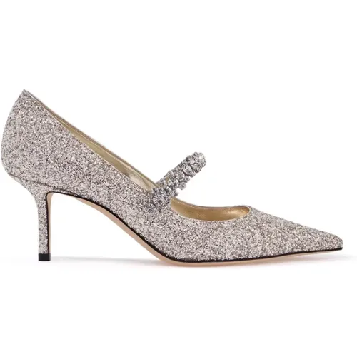 Glitzernde Bing Pumps mit Kristallriemen - Jimmy Choo - Modalova