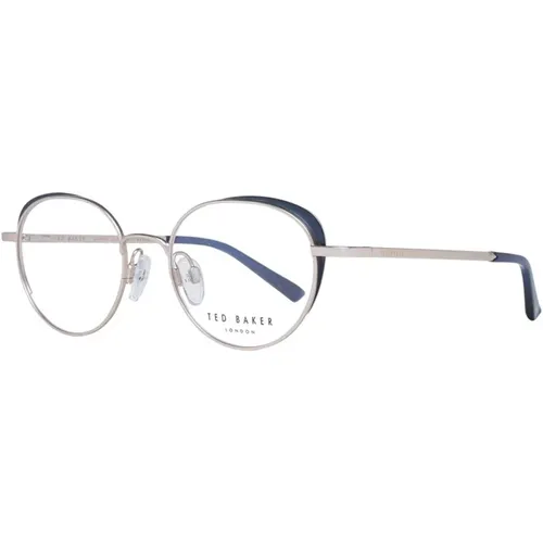 Roségold Runde Optische Brillen , Damen, Größe: ONE Size - Ted Baker - Modalova