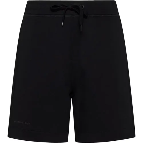 Schwarze Jersey-Shorts mit Logo-Detail - Canada Goose - Modalova