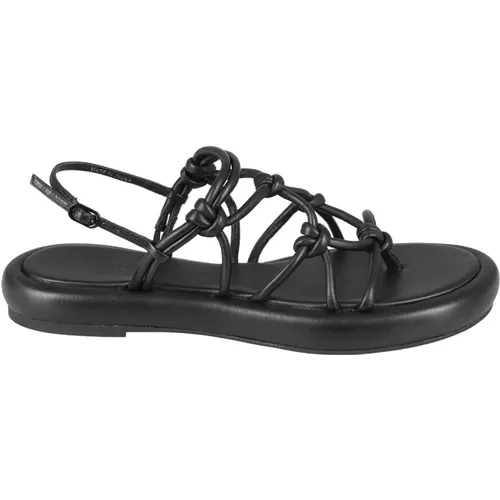 Chunky Flat Sandals , female, Sizes: 7 UK, 8 UK - Studio Amelia - Modalova