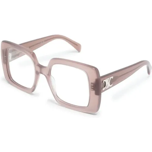 Brown/Havana Optical Frame , female, Sizes: 51 MM - Celine - Modalova