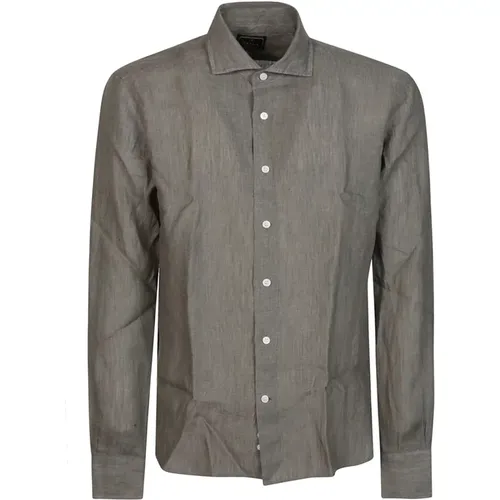 Long Sleeve Slim Shirt , male, Sizes: 3XL, L, 2XL, 4XL, M, XL - Orian - Modalova