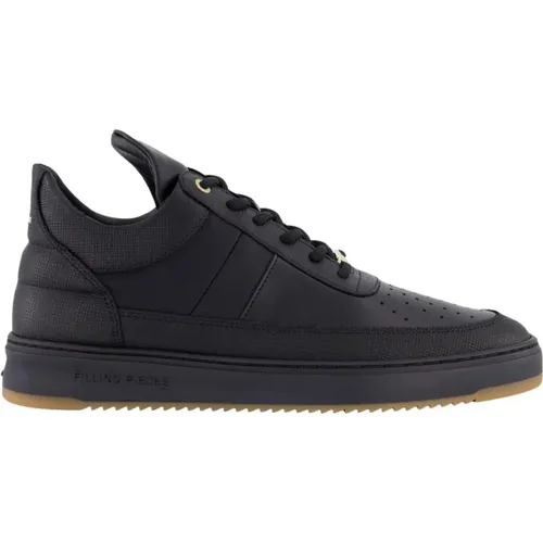 Lux Game Coal Low Top Sneakers , male, Sizes: 8 UK, 9 UK, 7 UK, 11 UK - Filling Pieces - Modalova