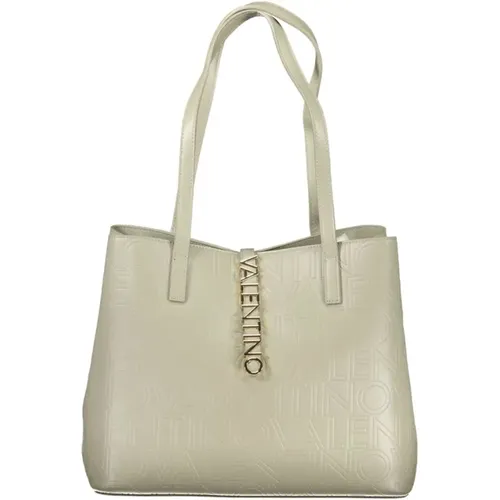 Grey Polyethylene Handbag , female, Sizes: ONE SIZE - Valentino by Mario Valentino - Modalova