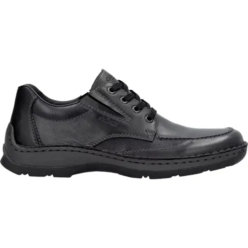 Schwarze Casual Geschlossene Herren Sneakers , Herren, Größe: 45 EU - Rieker - Modalova