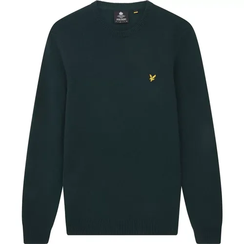 Cotton Merino Crew Jumper , Herren, Größe: L - Lyle & Scott - Modalova