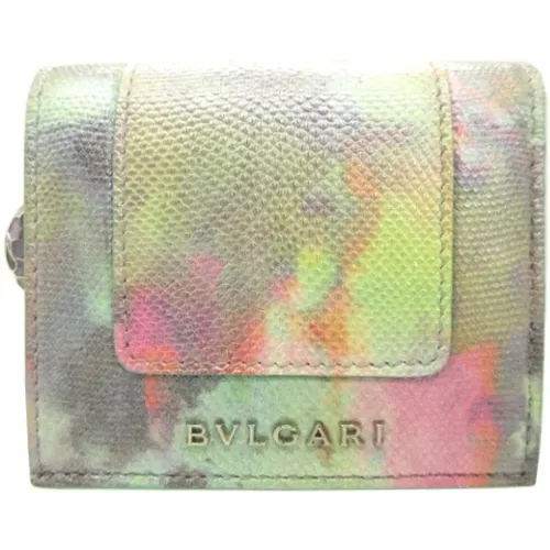 Pre-owned Leather wallets , female, Sizes: ONE SIZE - Bvlgari Vintage - Modalova