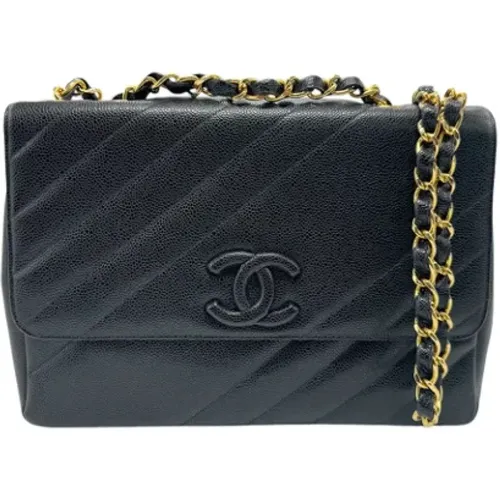 Pre-owned Leather chanel-bags , female, Sizes: ONE SIZE - Chanel Vintage - Modalova