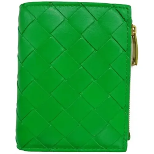 Pre-owned Leather wallets , female, Sizes: ONE SIZE - Bottega Veneta Vintage - Modalova