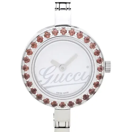 Pre-owned Stainless Steel watches , female, Sizes: ONE SIZE - Gucci Vintage - Modalova