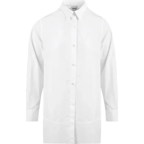 Weißes Hemd Modell H720 D307 , Damen, Größe: XS - Aspesi - Modalova