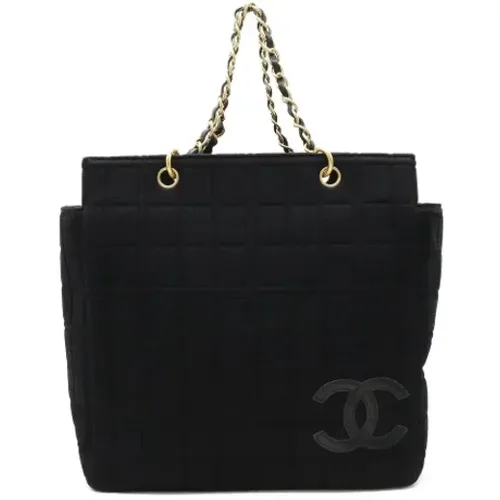 Pre-owned Cotton Chanel Chocolate Bar , female, Sizes: ONE SIZE - Chanel Vintage - Modalova
