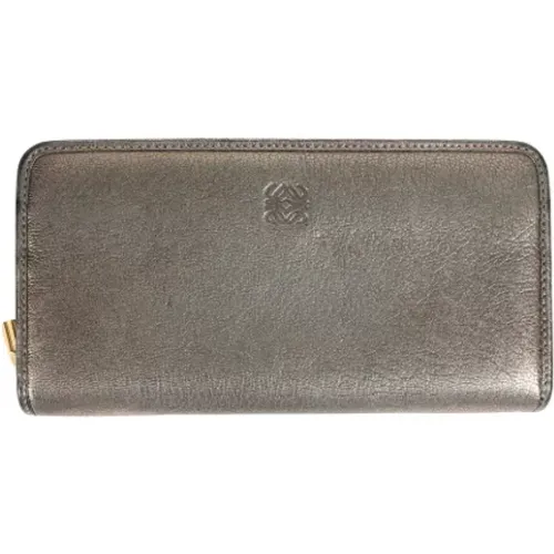 Pre-owned Leather wallets , female, Sizes: ONE SIZE - Loewe Pre-owned - Modalova