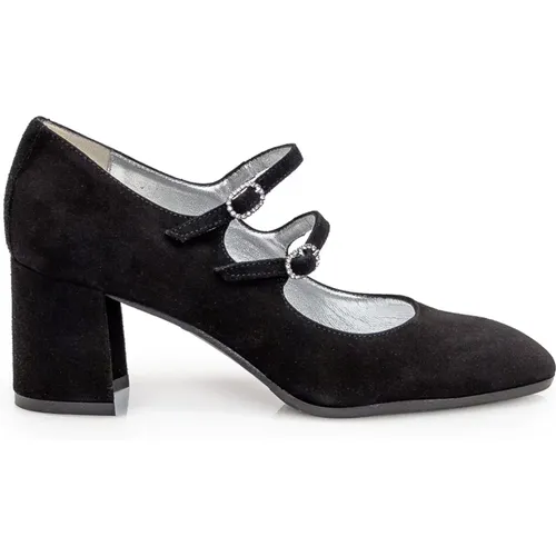 Alice Suede Leather Heels , female, Sizes: 4 1/2 UK, 7 UK, 5 1/2 UK, 6 1/2 UK, 3 UK, 3 1/2 UK, 4 UK, 5 UK, 6 UK - Carel - Modalova