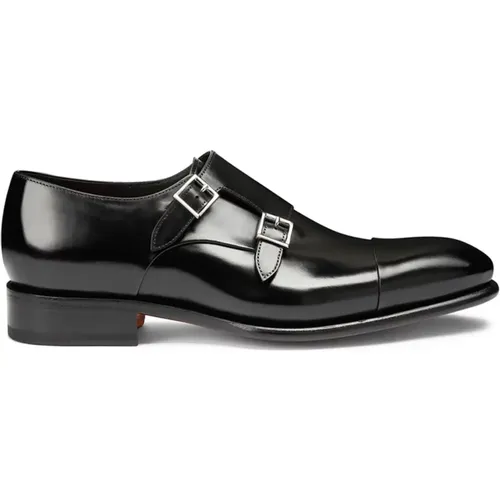 Klassische Monk Strap Schuhe - Santoni - Modalova