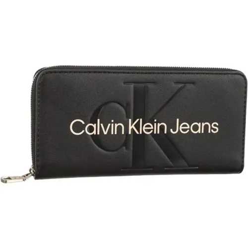 Damen Geldbörse in Pink , Damen, Größe: ONE Size - Calvin Klein Jeans - Modalova