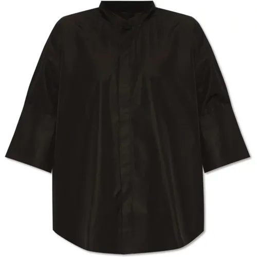 Shirt with standing collar , female, Sizes: XS - Ami Paris - Modalova