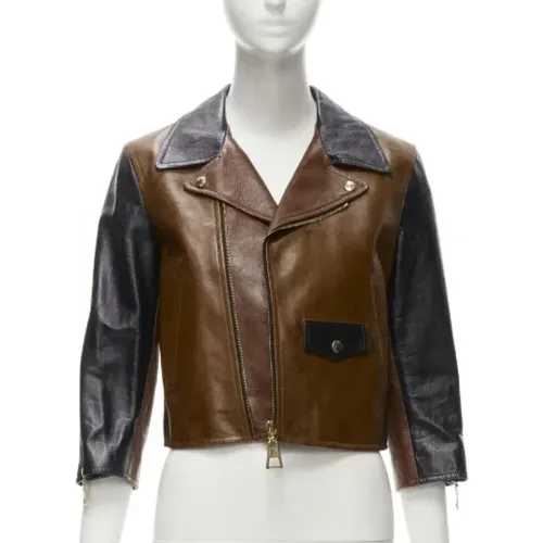 Pre-owned Leather outerwear , female, Sizes: XS - Louis Vuitton Vintage - Modalova