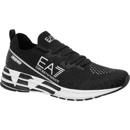 Stylish Crusher Sneakers for Men , male, Sizes: 7 UK, 9 UK, 8 UK - Emporio Armani EA7 - Modalova